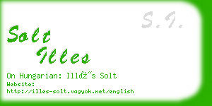 solt illes business card